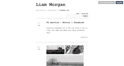 Desktop Screenshot of blog.liammmm.com